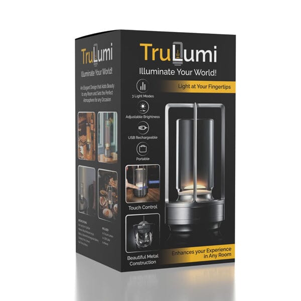 TruLumi Crystal Lantern Silver LED Table Lamp Preorder Showcase