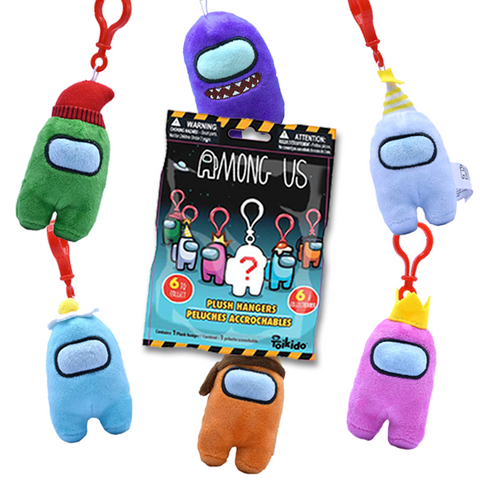 Among Us 3 Plush Backpack Hangers Ships Assorted Showcase