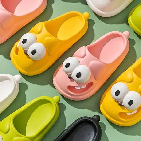 Shhhandals Cartoon Dog Unisex Anti-Slip Foam Cloud Slides (Multiple Colors) Preorder Showcase