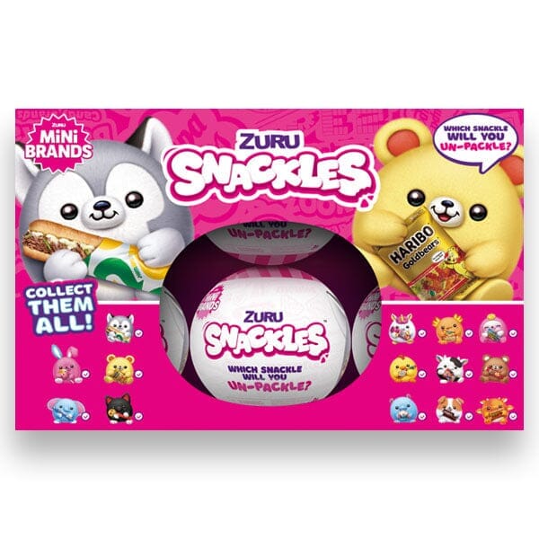 ZURU™ Mini Brands Snackles Mystery Mini 5 Plush Capsule Series 1 Wave 2