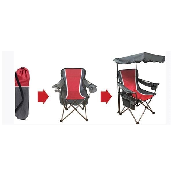 Outdoor Camping Leisure Folding Chair Beach Awning Fishing Chair With  Canopy Sketching Deck Chair Portable Fishing Chair