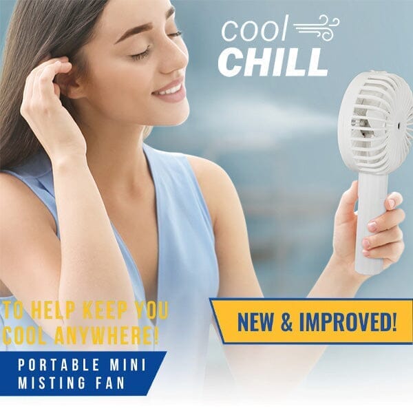 Cool Chill Portable Rotating & Misting Fan • Showcase