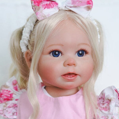 Lifelike Reborn Baby Boy Doll with Open Eyes 17 by BiBi DollThe Magic Toy  Shop