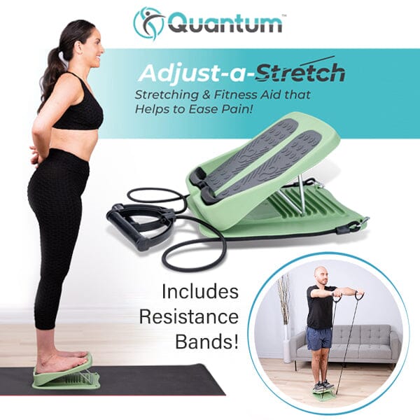Yoga Fitness Stretching Strap with Cushion, Adjustable Leg