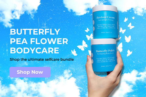  butterfly pea flower bodycare showing the selfcare bundle