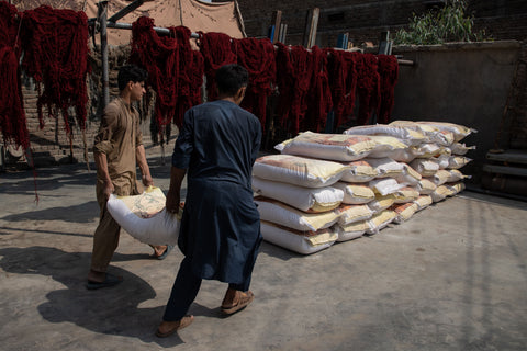 afghanistan rugs fair trade sustainability sustainable wool rugs