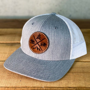 Papa - Richardson 115 Leather Patch Hat