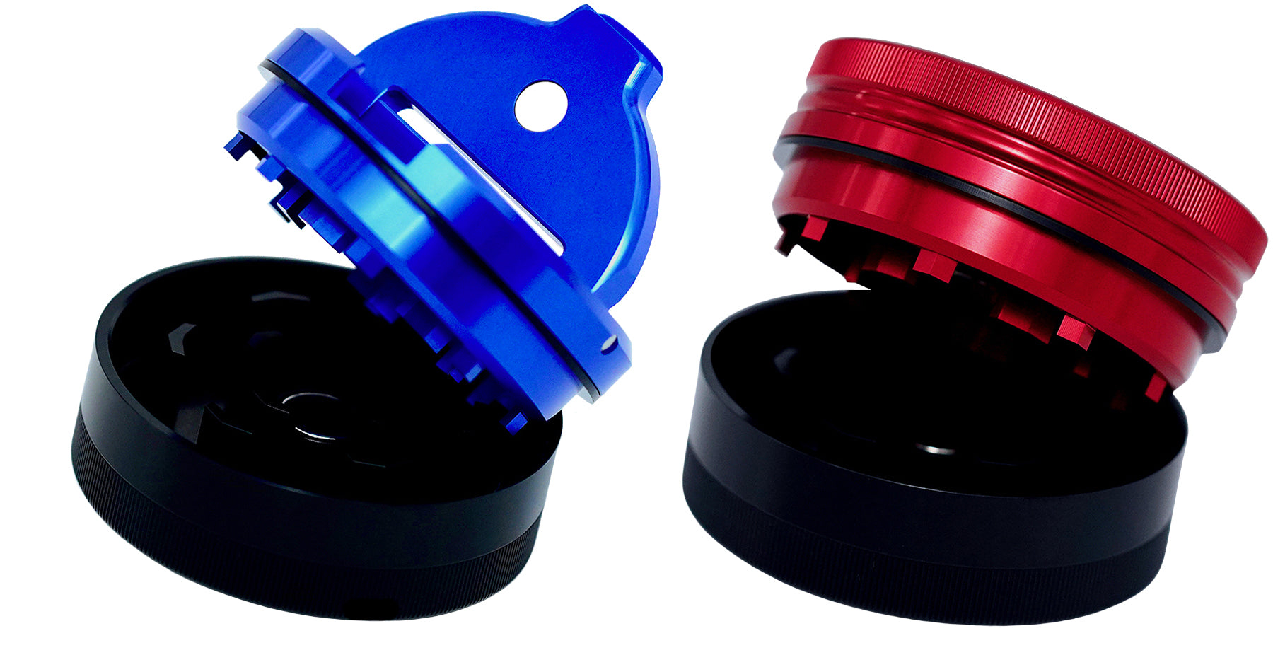 klleen kit grinders all-in-one herb shredder black blue green red yellow high quality aluminum best 2 pieces