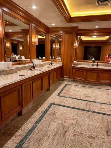 Womens restroom at Snowbasin Resort, Utah