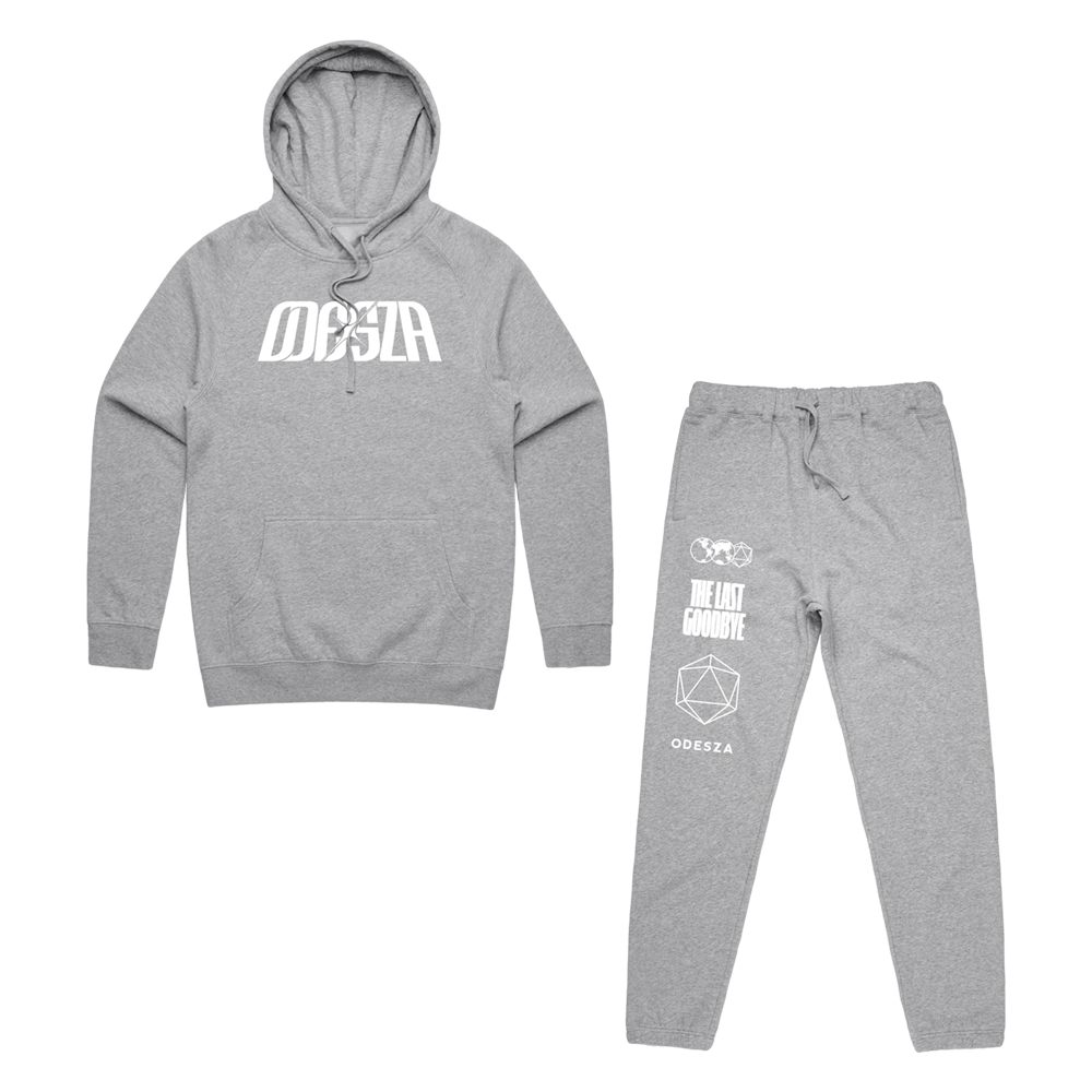 white sweats set