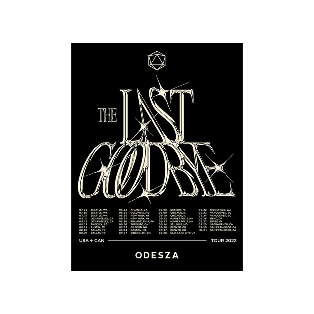 beginsel baden voorzetsel The Last Goodbye Metal Tour Poster – ODESZA