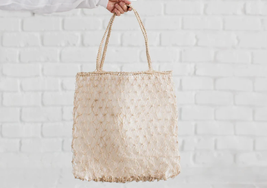 Handwoven Jute Tote Bag