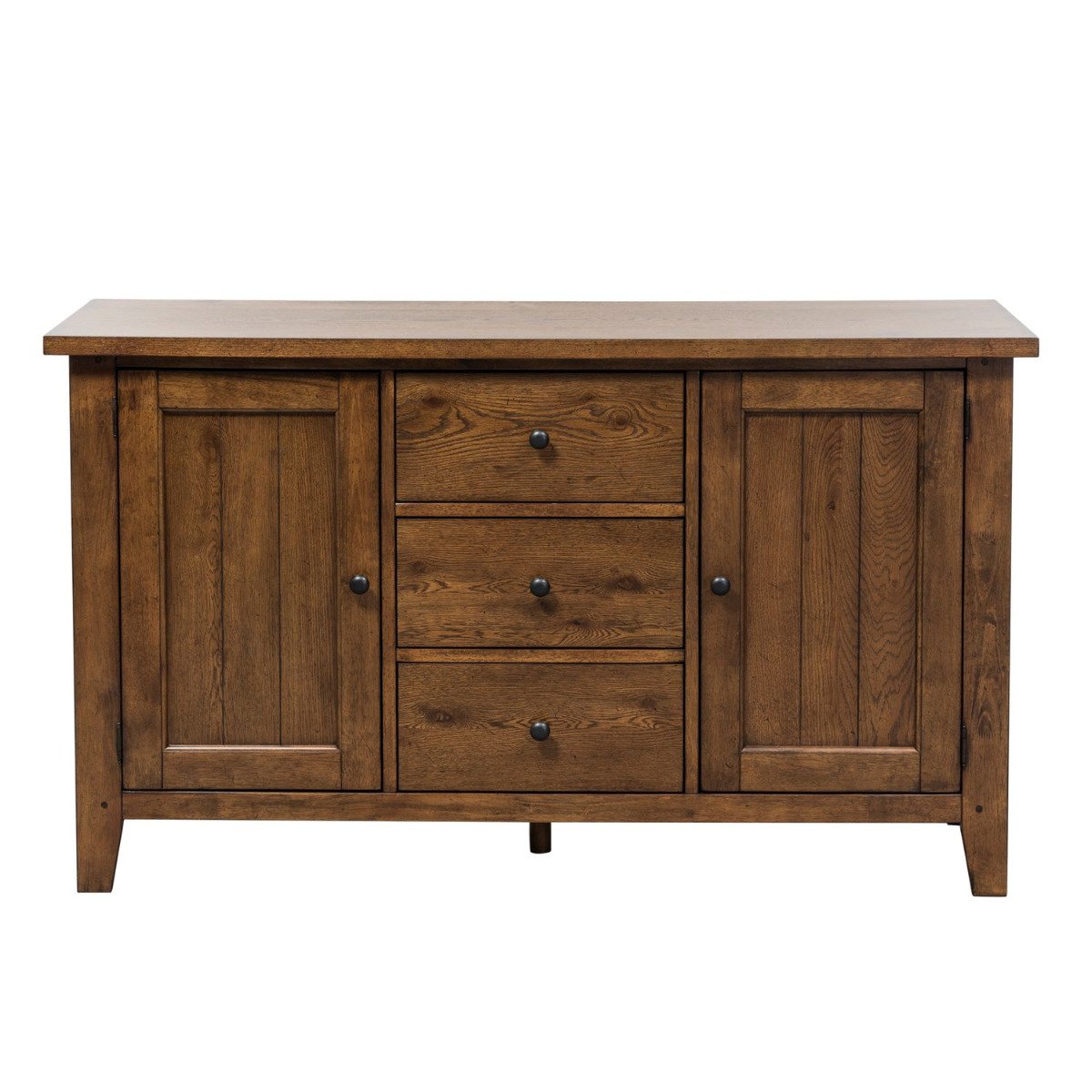 Liberty Furniture Hearthstone Buffet in Rustic Oak