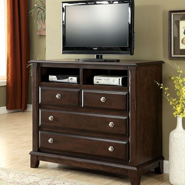 Brown Cherry Media Chest from Litchville