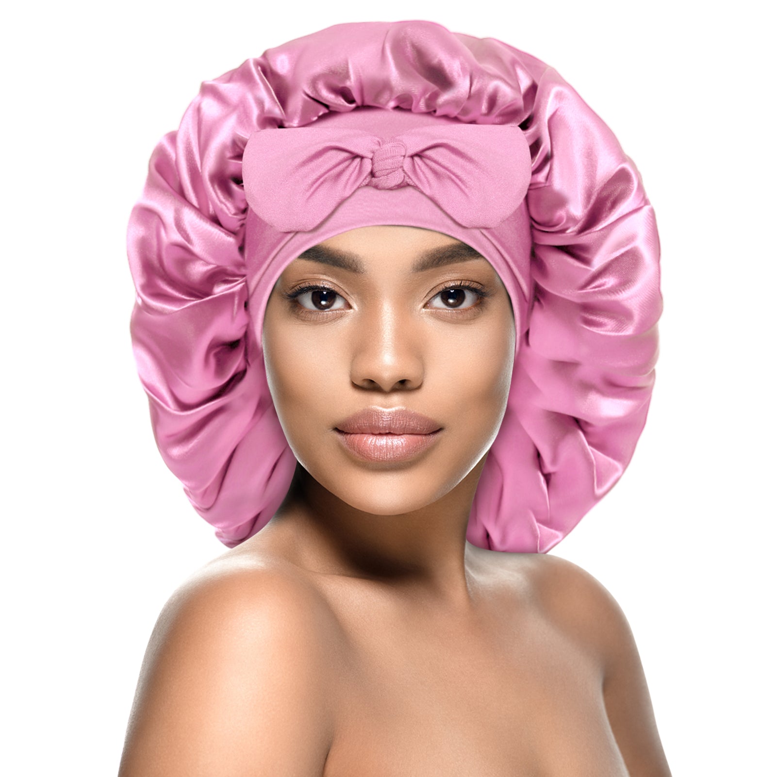 Wesofy Satin Silk Bonnet for Hair with 3 Satin Scrunchies Satin Bonnet for  Curly Hair Reversible Silk Hair Cap for Sleeping Adjustable Satin Hair  Bonnet Satin Hair Wrap  Rose Taupe  JioMart