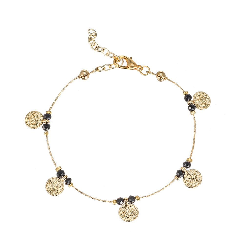 Zelly Four Leaf Clover Bracelet Pearl/gold
