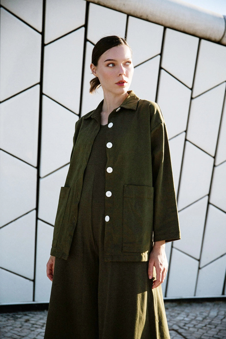 Painters Oversized Shirt Jacket