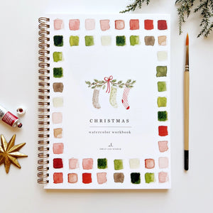 Christmas Watercolor Workbook - By Land & Sea