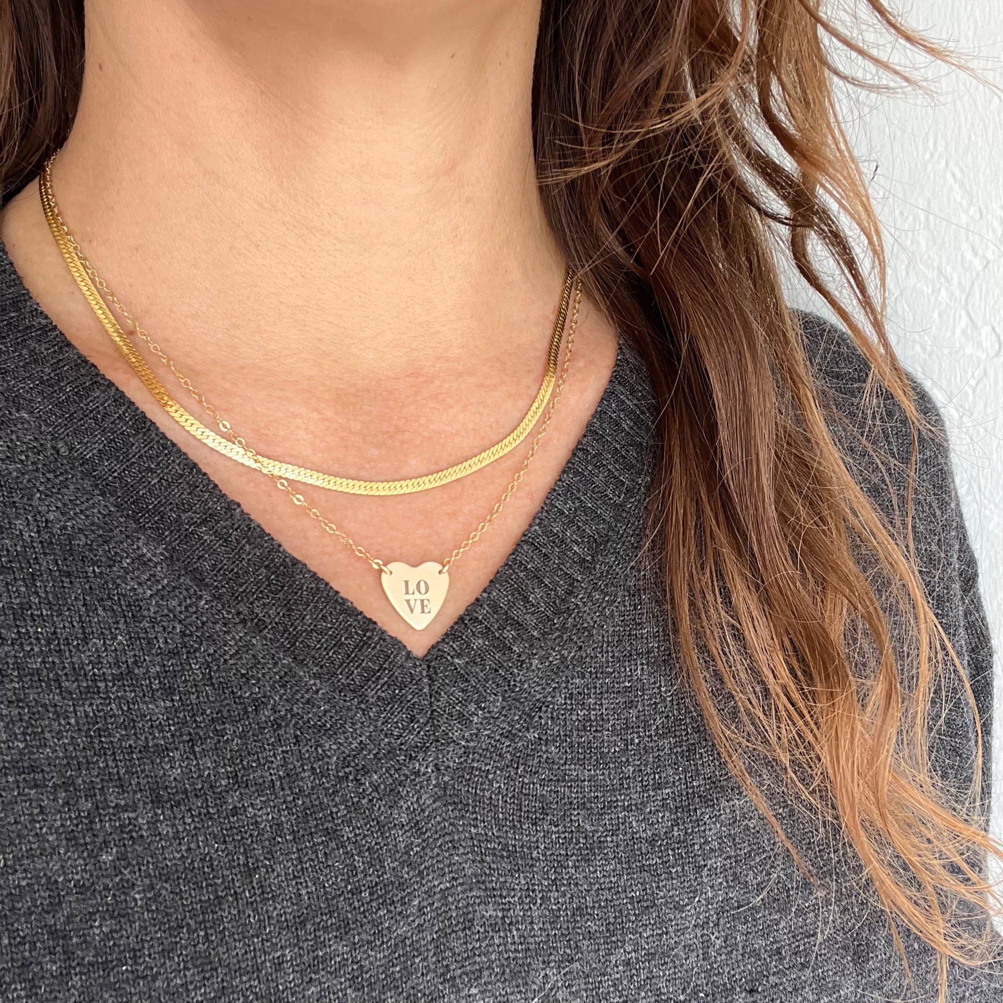 Sunburst Heart Charm Necklace on Leather Cord – Layla G Jewelry
