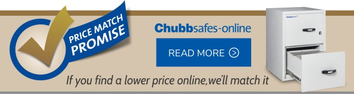 We offer a price match promise on any Chubbsafe we sell online