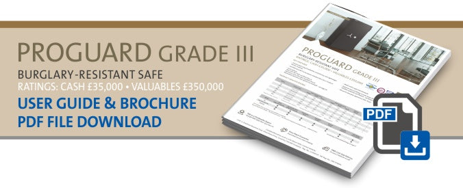 Download the PFD file for the Proguard grade 3 safe