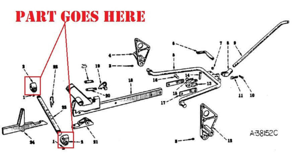 New 1 Point Fast Hitch Connector For Farmall 140  130