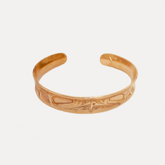 Copper Lovebirds Cuff