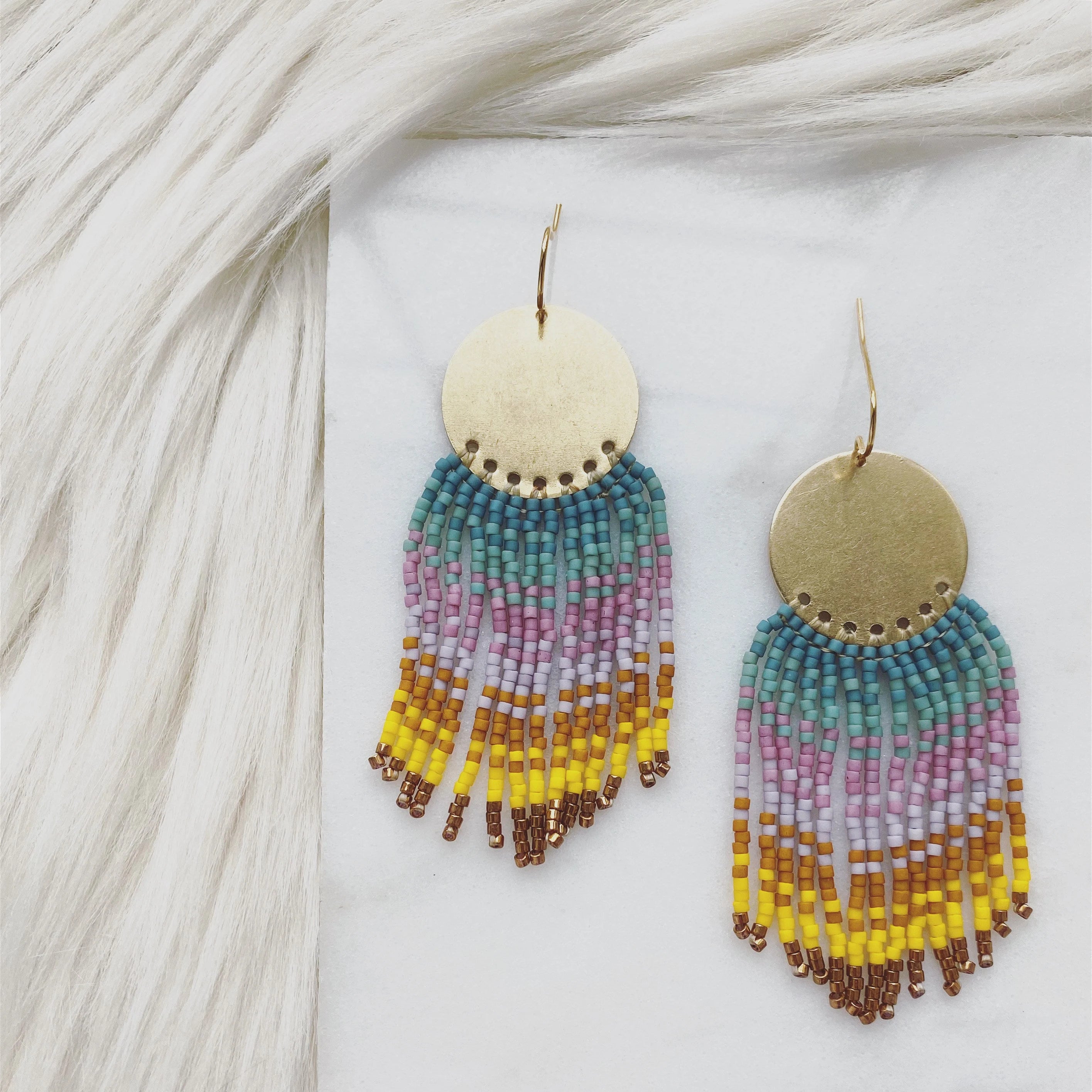Sol Earrings, Bright: 3 in