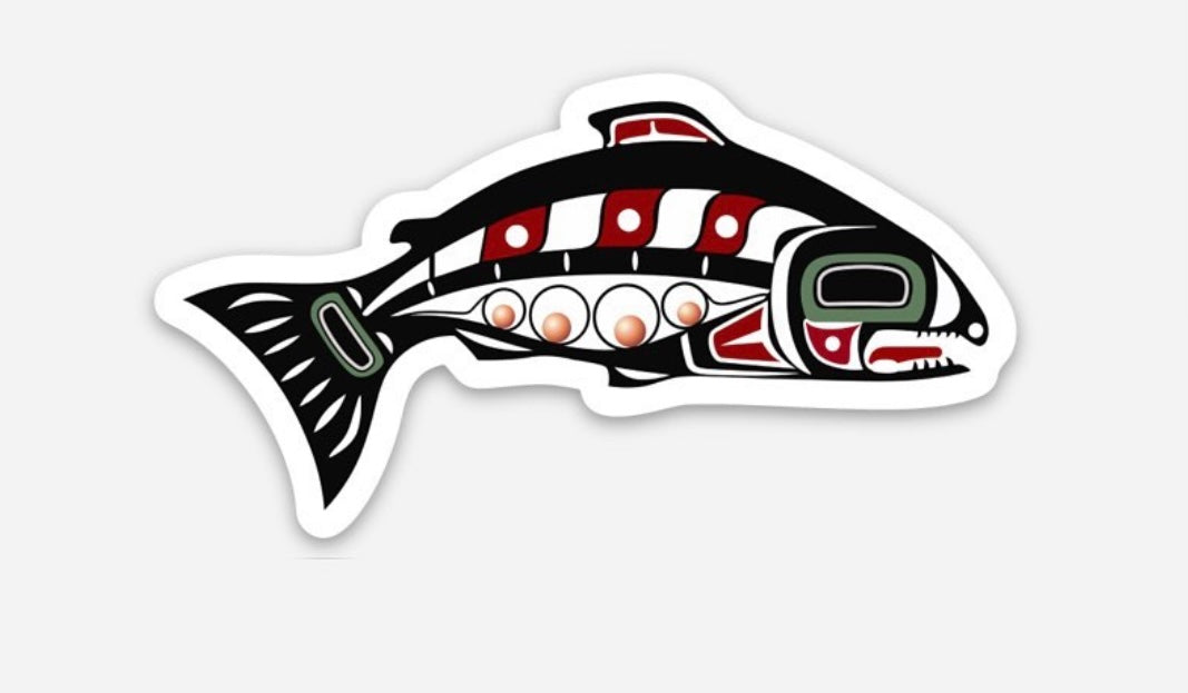 Salmon Sticker