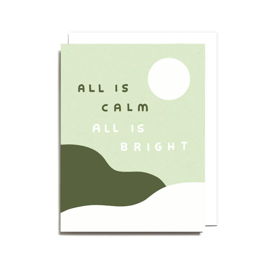 All Is Calm Card