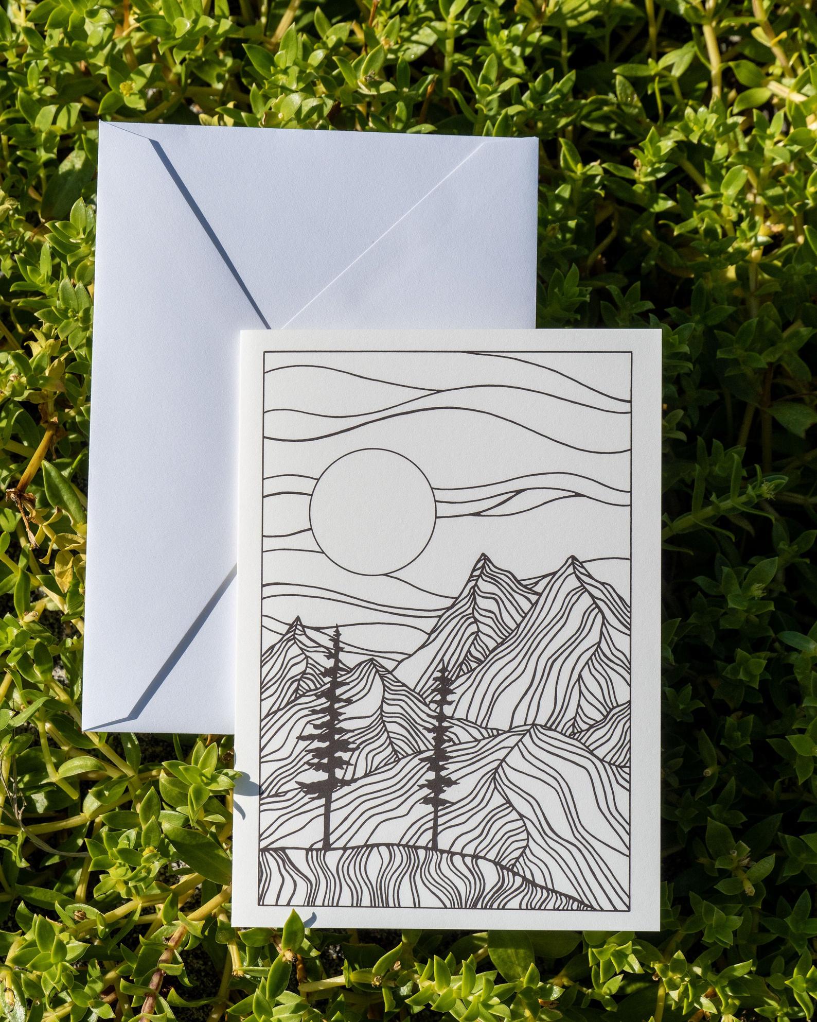 In the Mountains With You Card