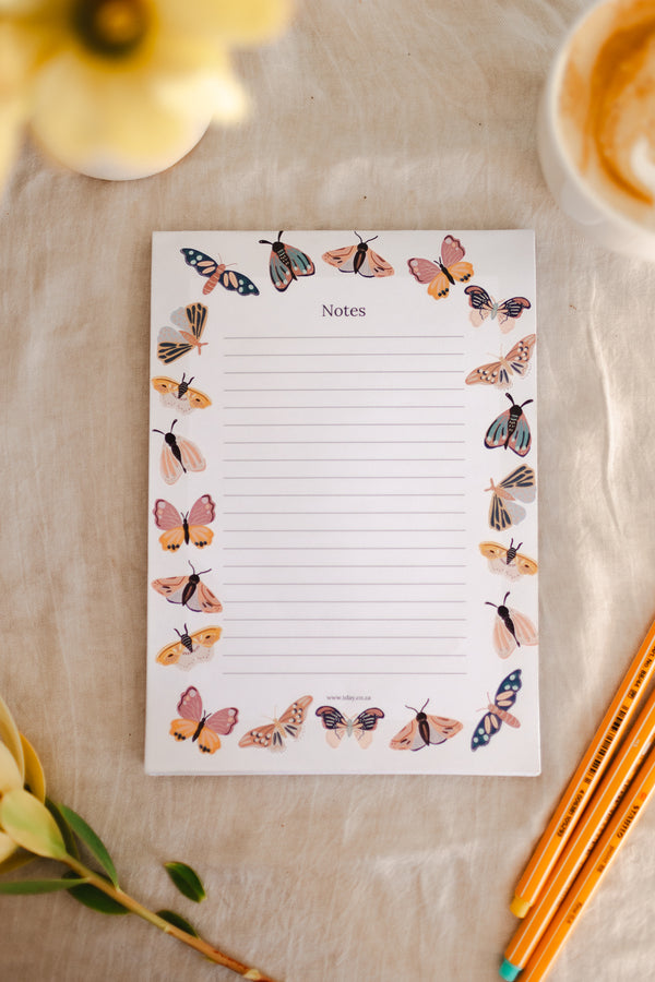 Moth notepad