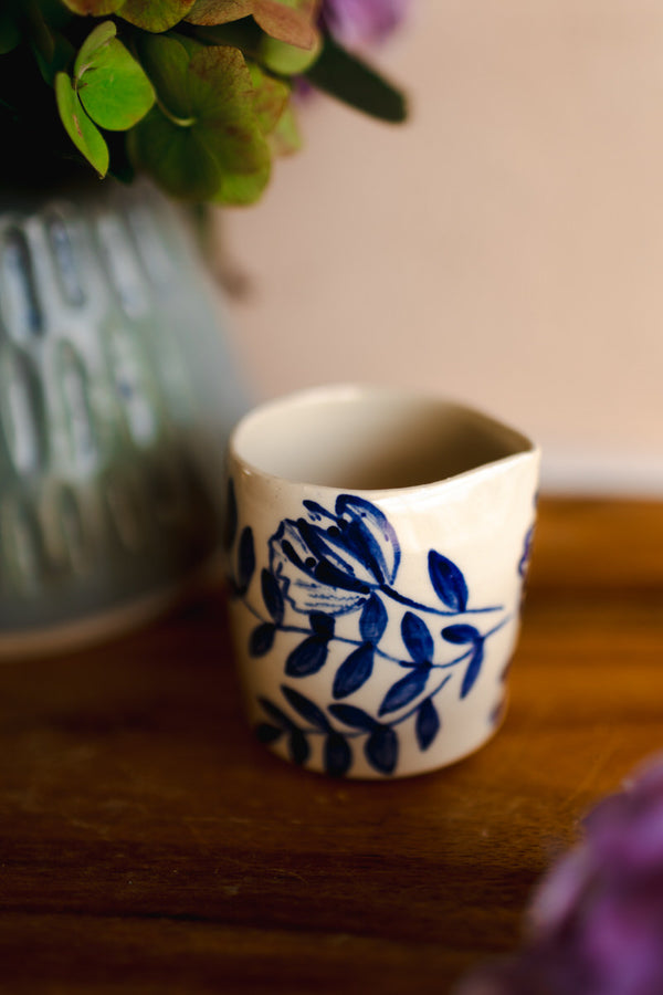 Blue blossom mini milk jug