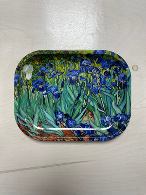 Floral Metal Tray - Trolley Square Market