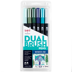 Dual Brush Pen Art Markers 10-Pack, Seventies