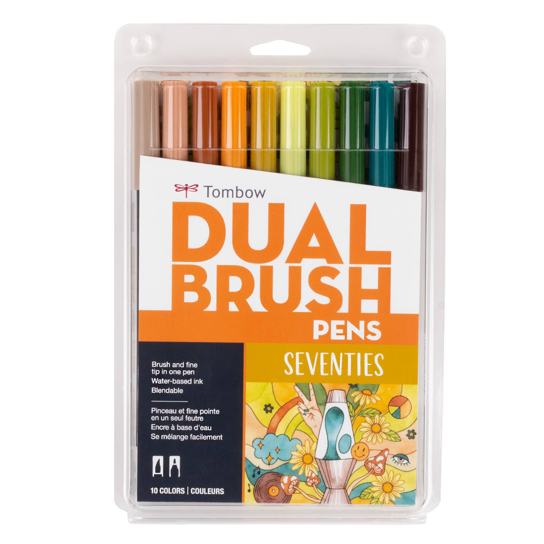 Dual Brush Pen Art Markers, Wonderland, 6-Pack