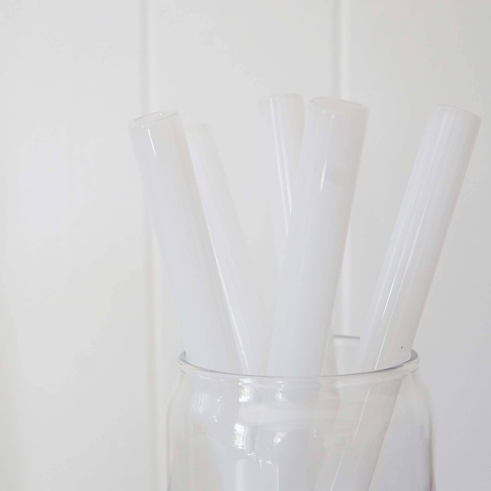 Clear Wide Straight Glass Straws – Trolley Square Market