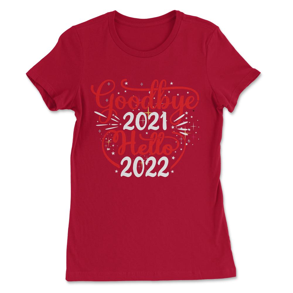 Goodbye 2021 Family Pajama Hello 2022 Happy New Year Experience - Red