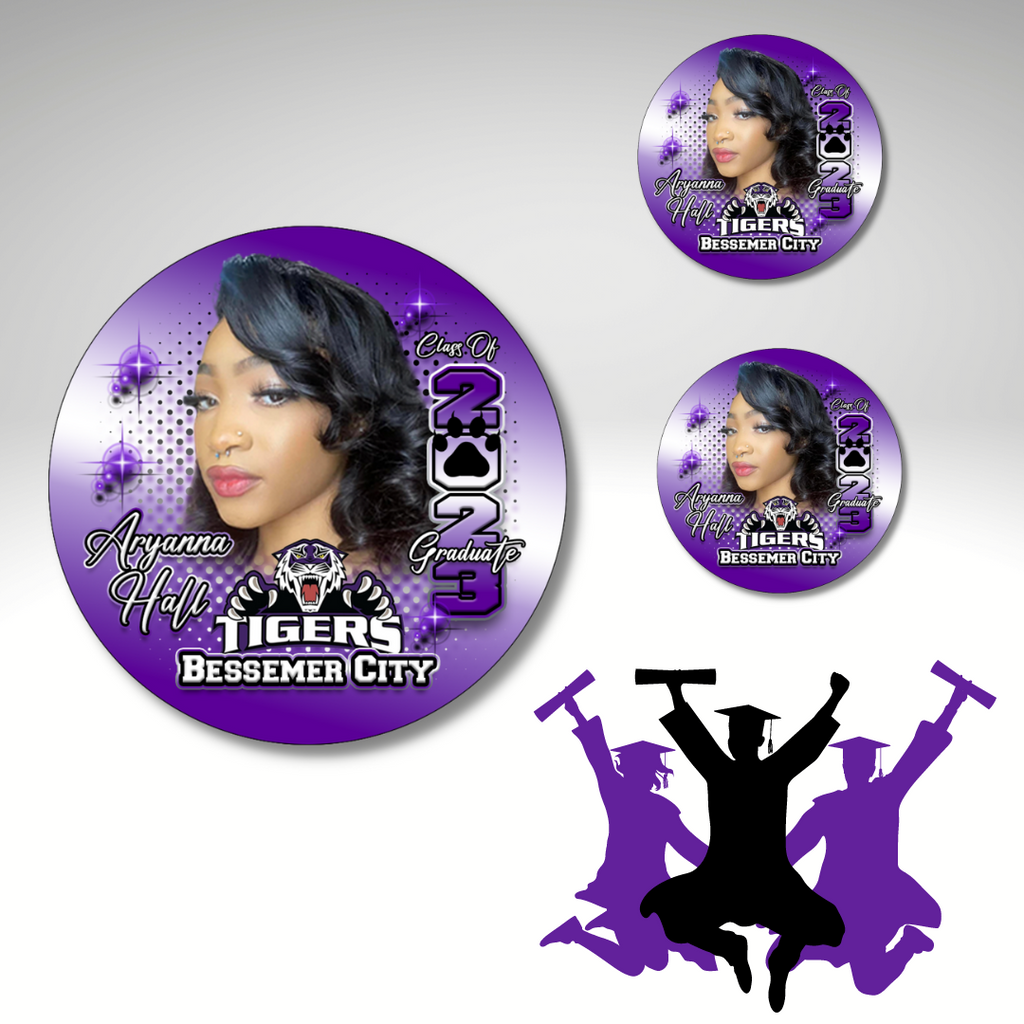 Customized Sublimation Buttons/Pins – Demo's Creations LLC