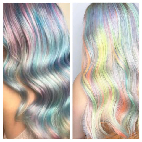 It's Rainbow Hair Season