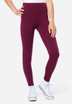 Girl Casual High-rise Full-length Leggings