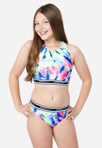 2-pc Swimming bathing suit bikini TIE DYE E-store  - Polish  manufacturer of sportswear for fitness, Crossfit, gym, running. Quick  delivery and easy return and exchange