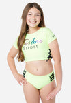 Girl Sport Lace Up Two piece