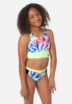 Girl Two piece Island Flair Color Block Bikini