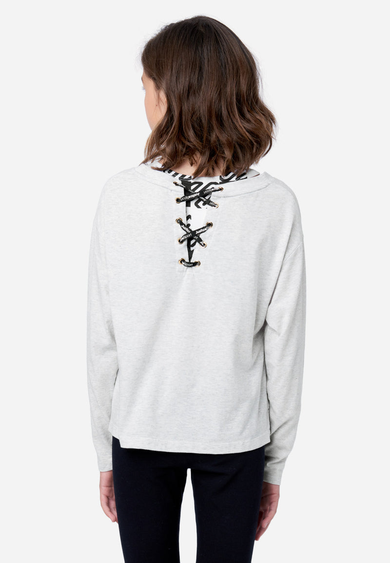 J Sport Layered Graphic Girls Sweatshirt