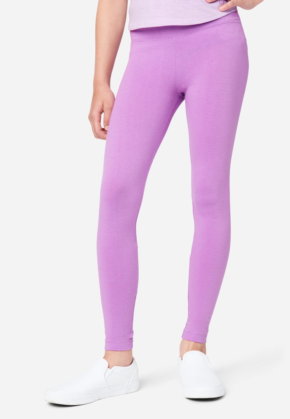 Buy Women Purple Regular Fit Casual Leggings Online - 697576
