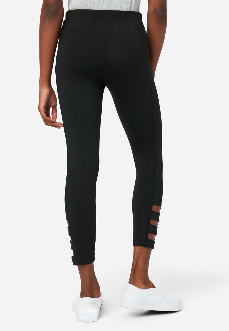 Mckenzie leggings girls with see-through mesh on the knees