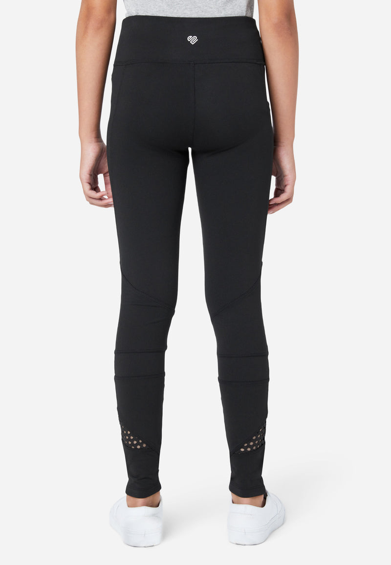 Girl JJ Black Bow Cuff Legging by Janie and Jack