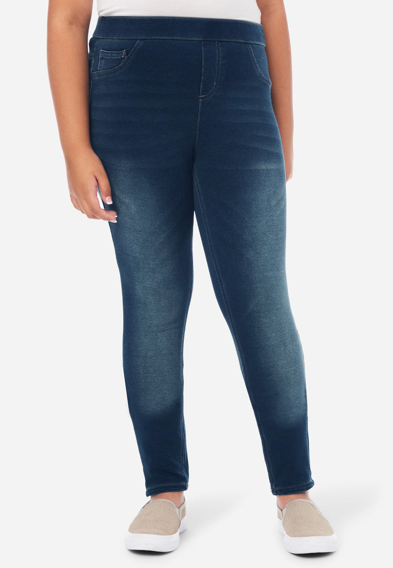 Light Denim Distressed Light n Tight Hi-Rise Legging 28 #5097 on Vimeo