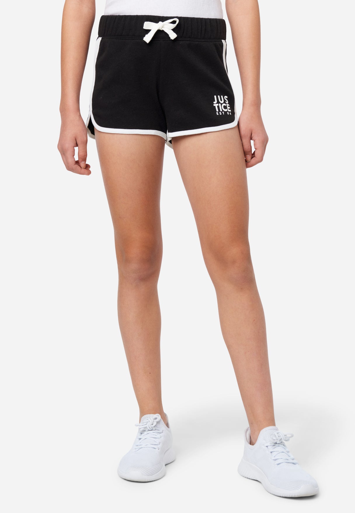 Justice Dolphin Girl's Shorts in Black, Size Medium (10)